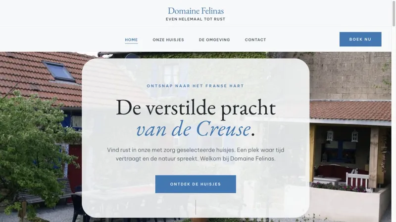 Homepage van Villa Felinas, Domaine Felinas